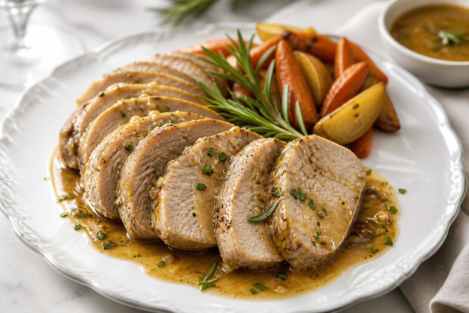Instant Pot Dijon Rosemary Pork Loin