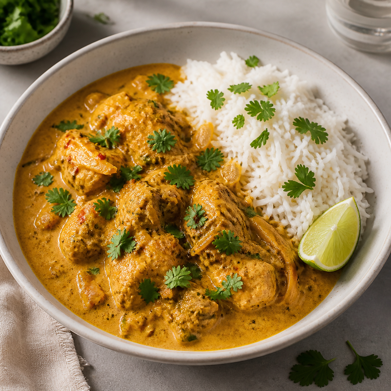 Creamy Slow Cooker Chicken Curry